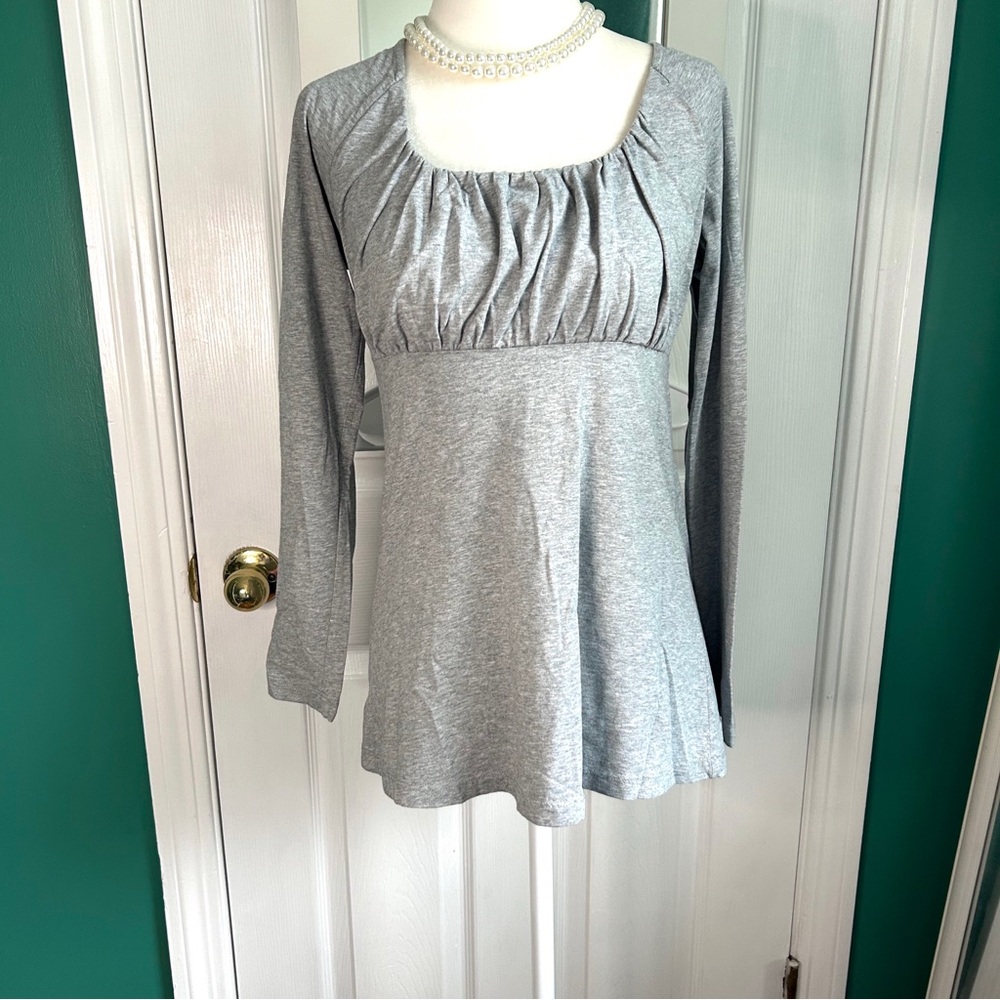Sundance Gray Long Sleeve Top Small - Picture 5 of 7